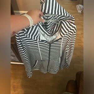 Stripe jacket Talbots